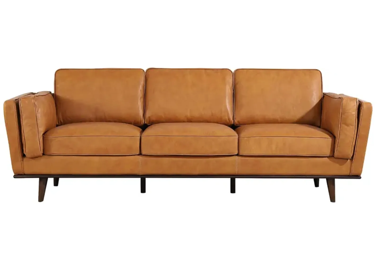 Ferre Tan Leather Sofa