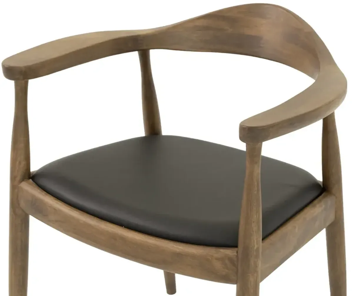 Freya Dining Chair(Black Vegan Leather