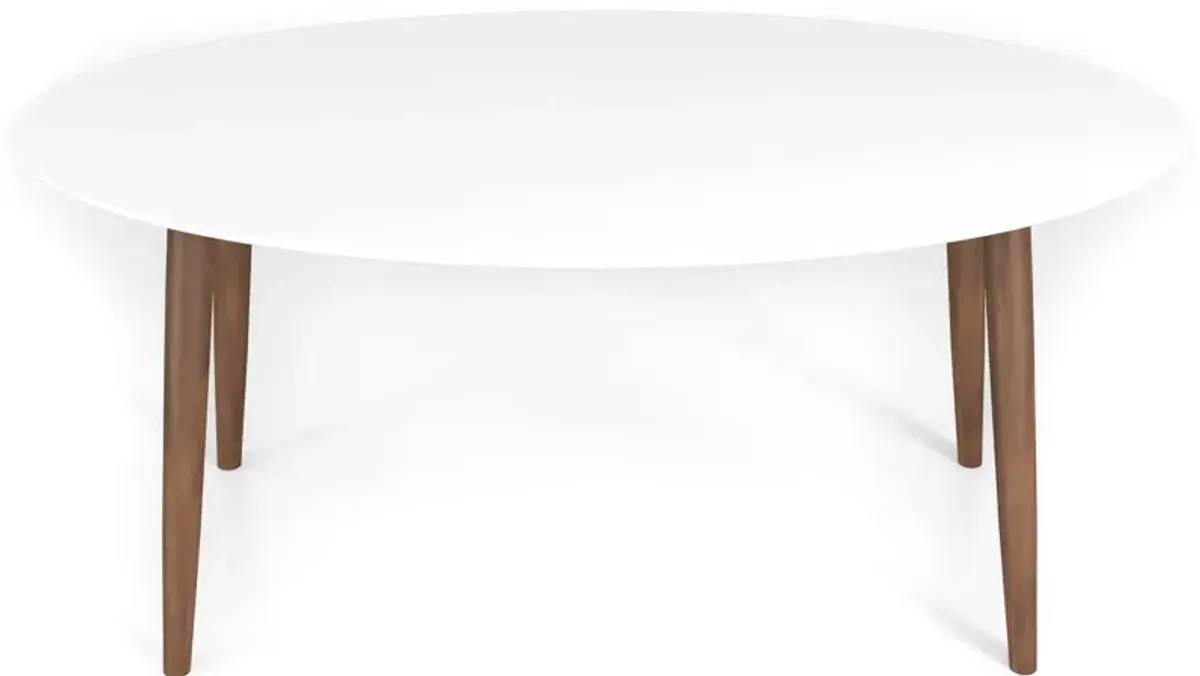 Rixos Oval Dining Table White Top