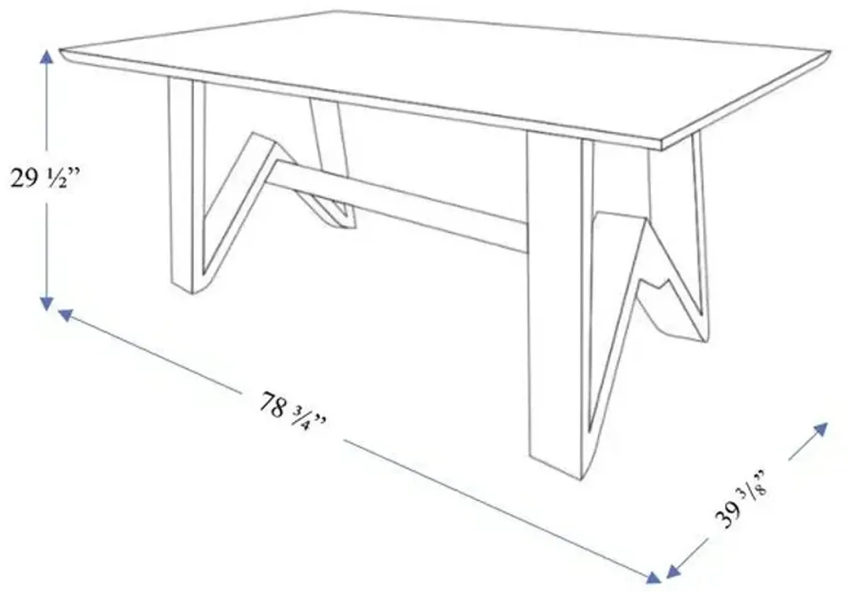 Denver Modern Solid Wood Dining Table