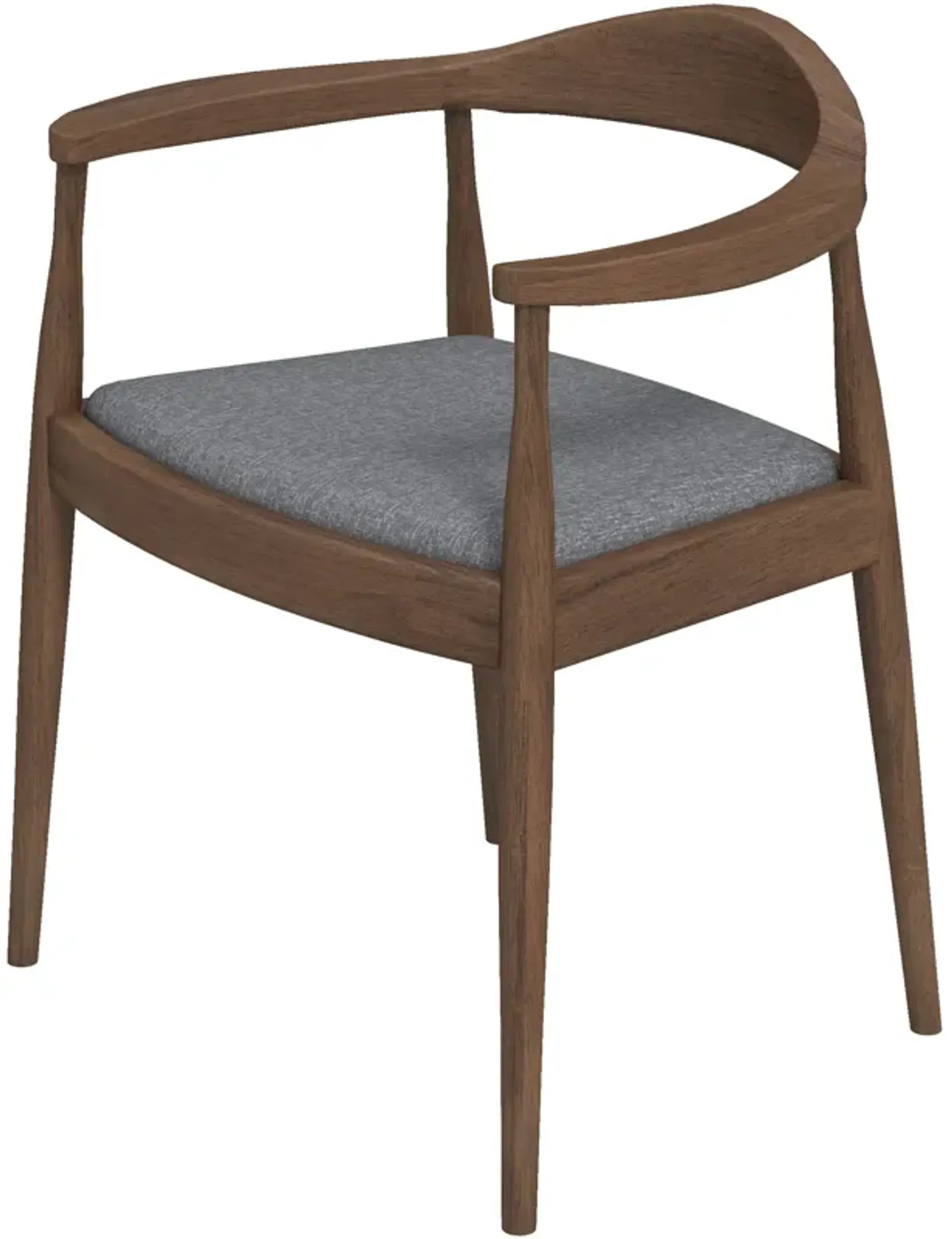 Freya Dining Chair Gray Fabric