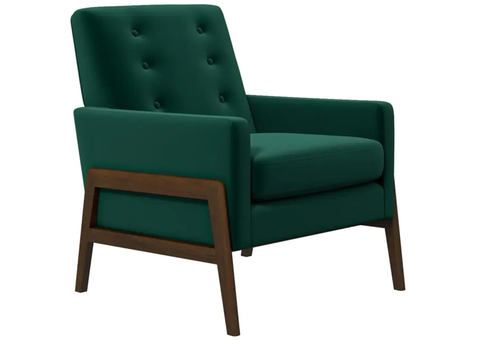 Stella Emerald Green Velvet Lounge Chair