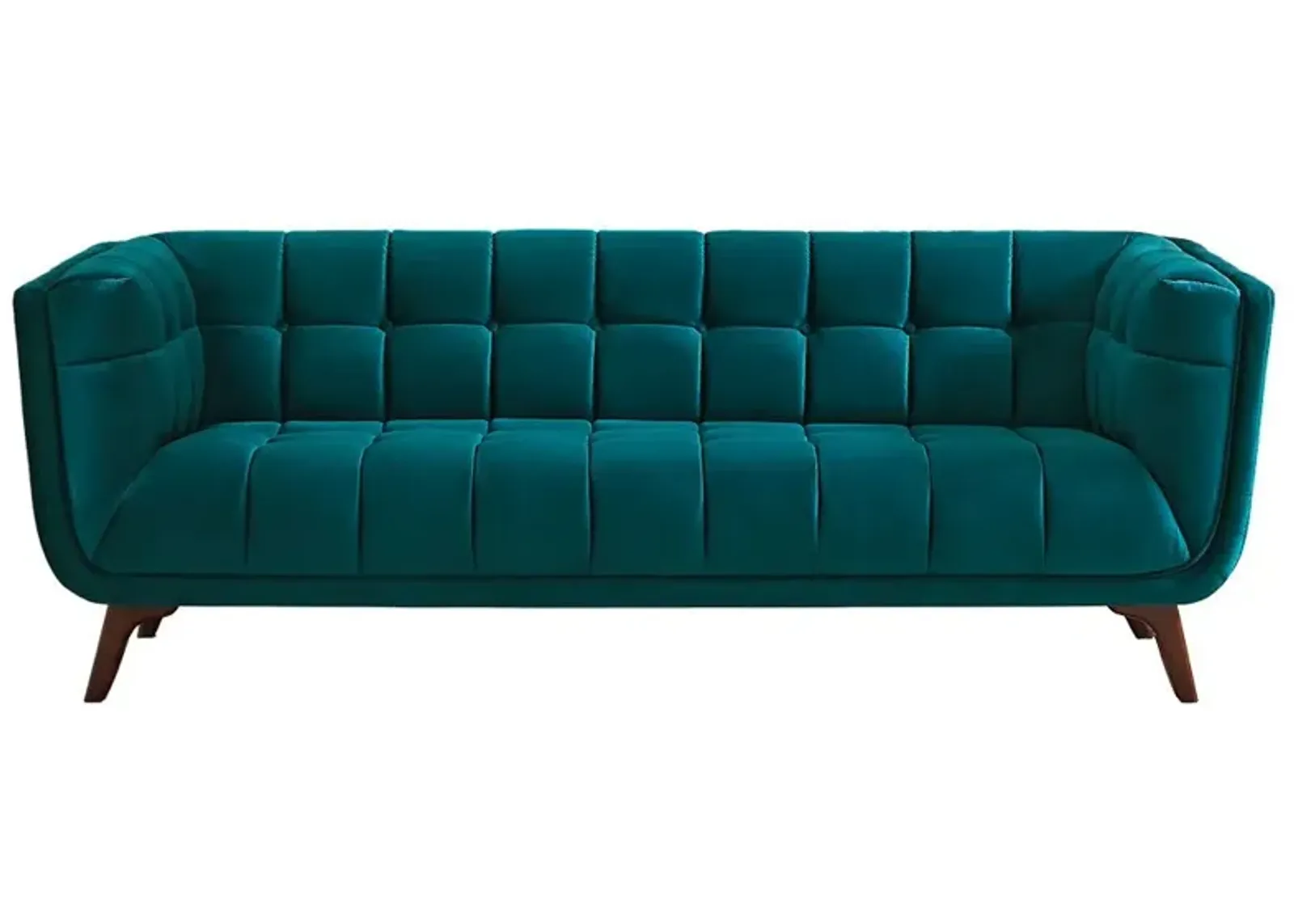 Kano Large Teal Velvet Sofa