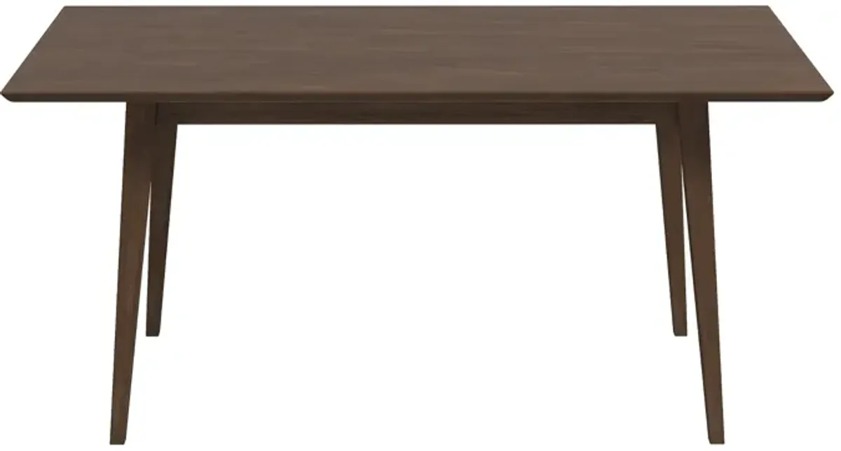 Adira Solid Wood Walnut Large Dining Table