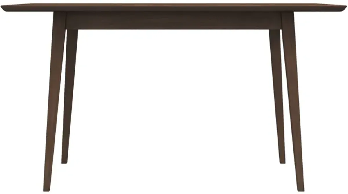 Adira Solid Wood Walnut Small Dining Table