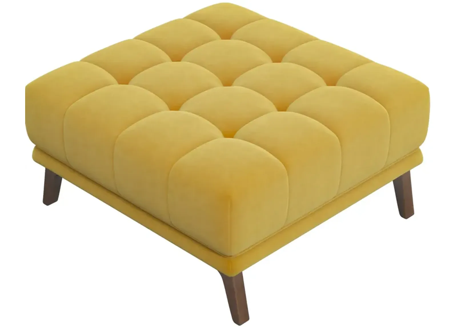 Kano Gold Velvet Ottoman