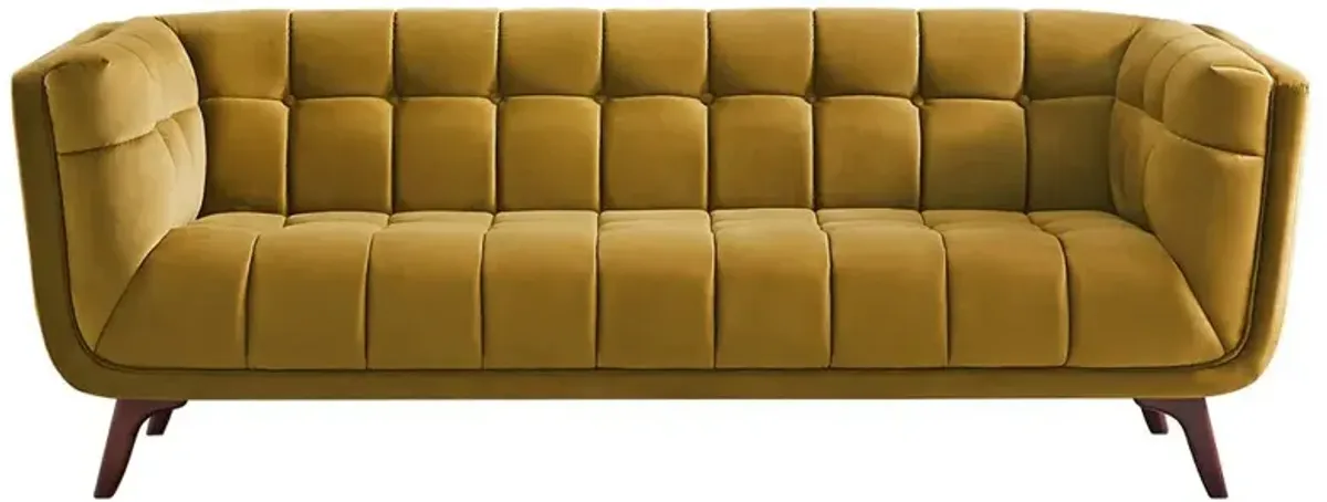 Kano Gold Velvet Sofa