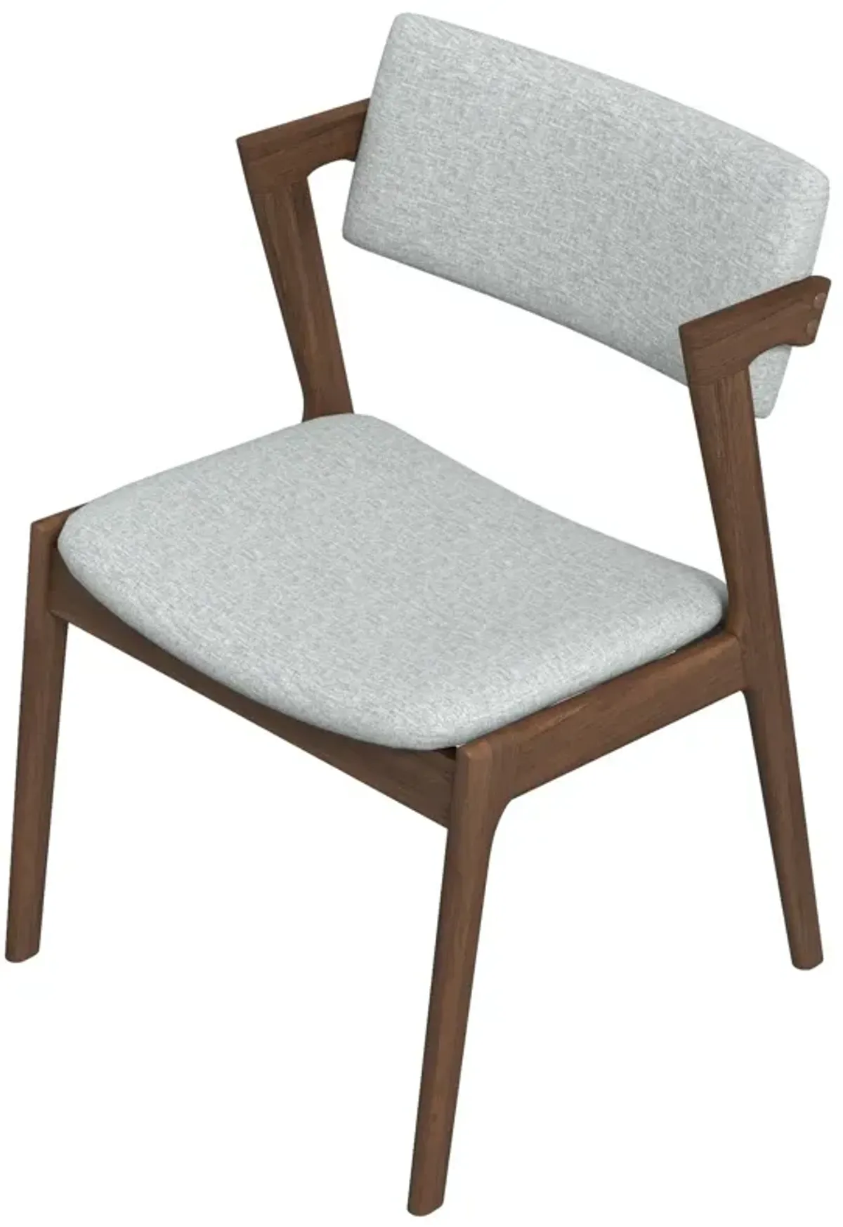 Ricco Light Grey Fabric Dining Chair  - Set of 2