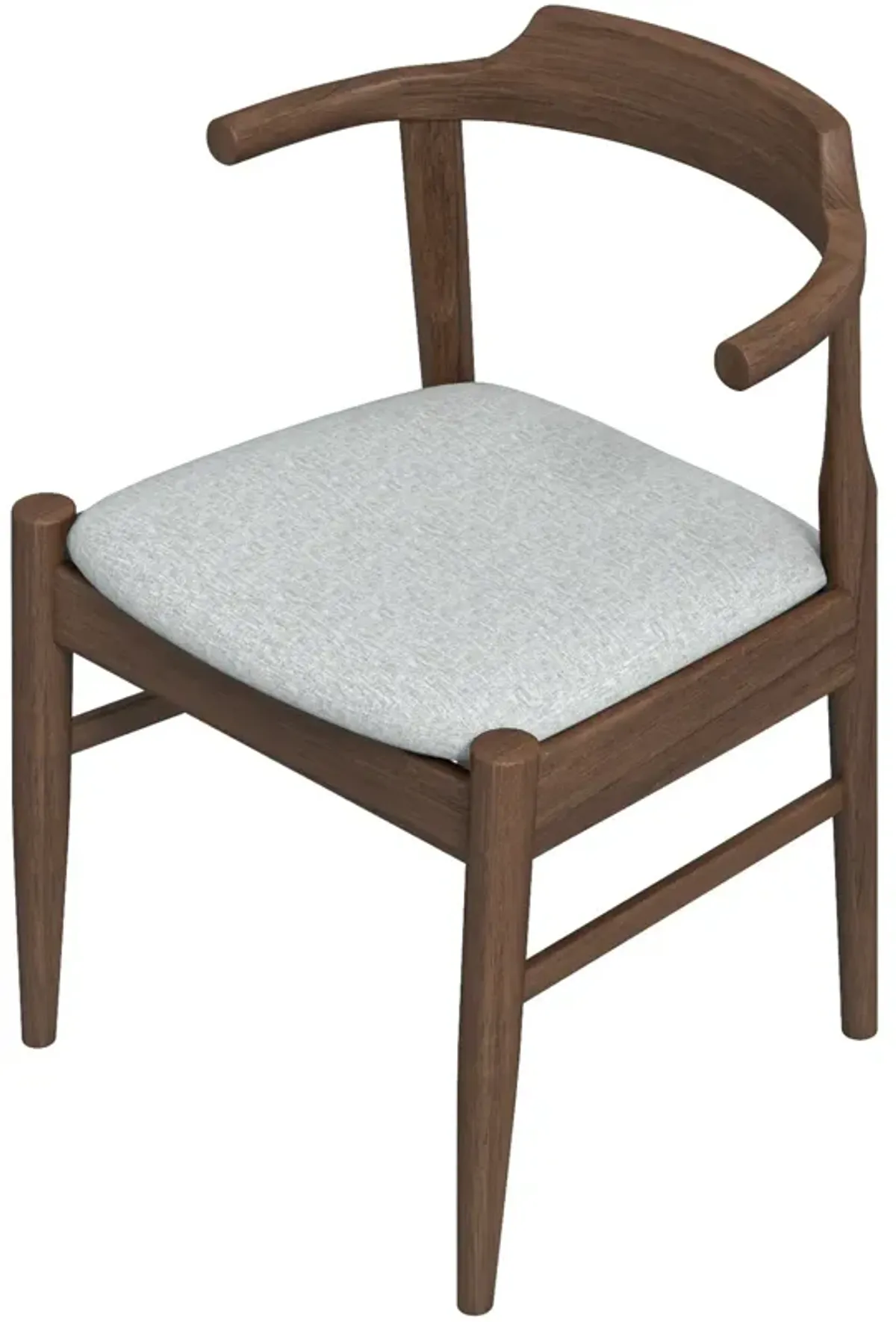 Sterling Dining Chair Gray Fabric Set of 2