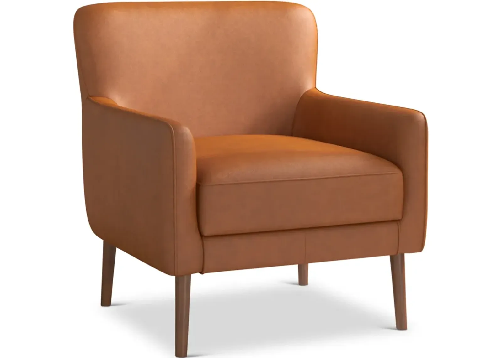 Swindon Genuine Leather Lounge Chair Tan