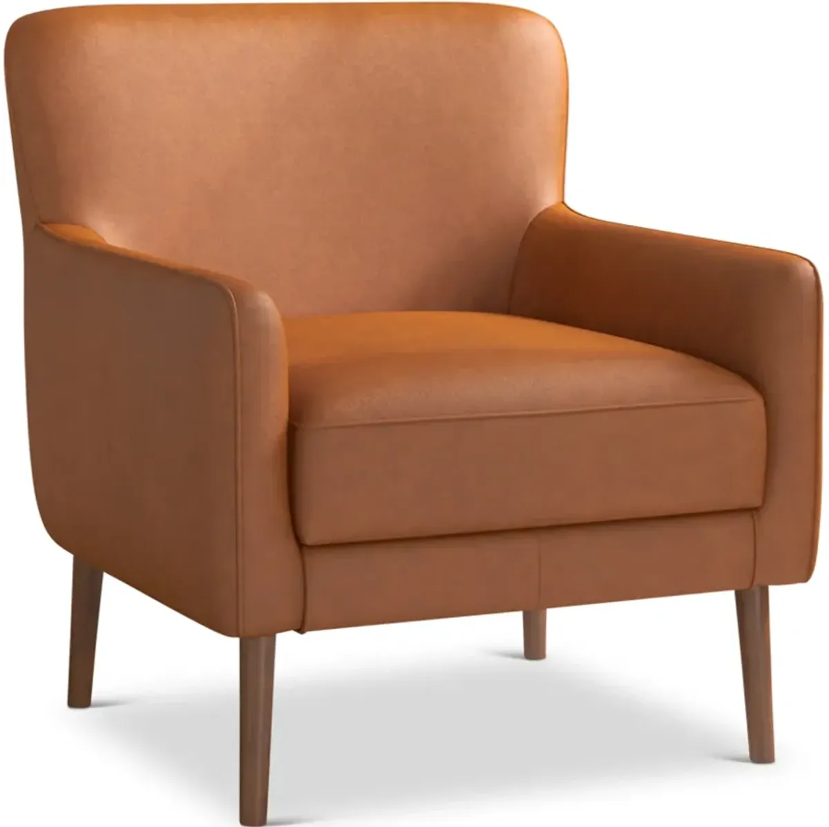 Swindon Genuine Leather Lounge Chair Tan