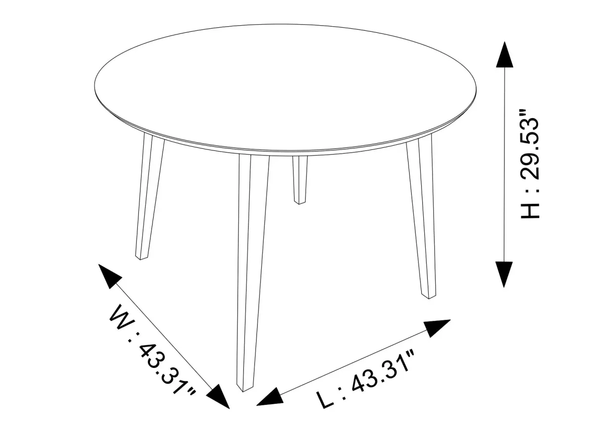 Palmer White Dining Table