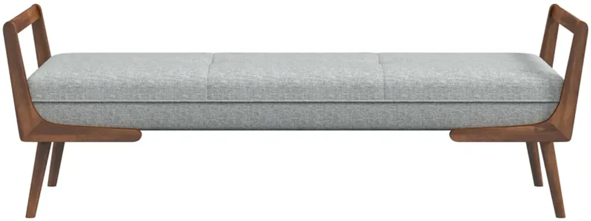 Dresden Bench Grey Fabric