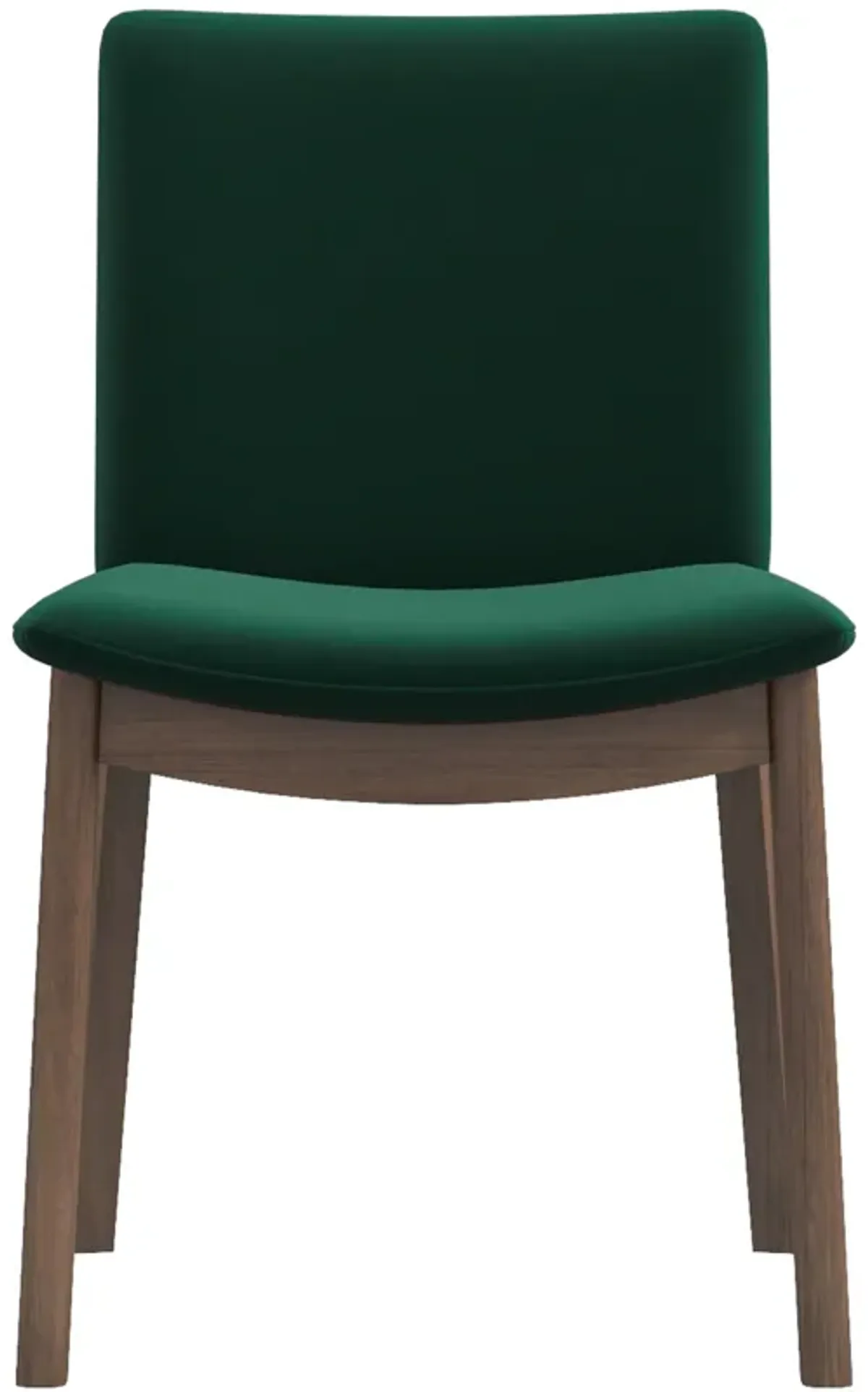 Virginia Dining Chair Green Velvet Set of 2