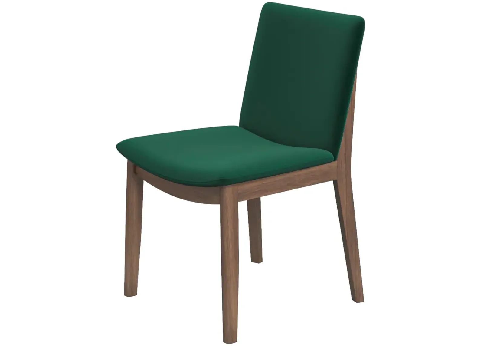 Virginia Dining Chair Green Velvet Set of 2