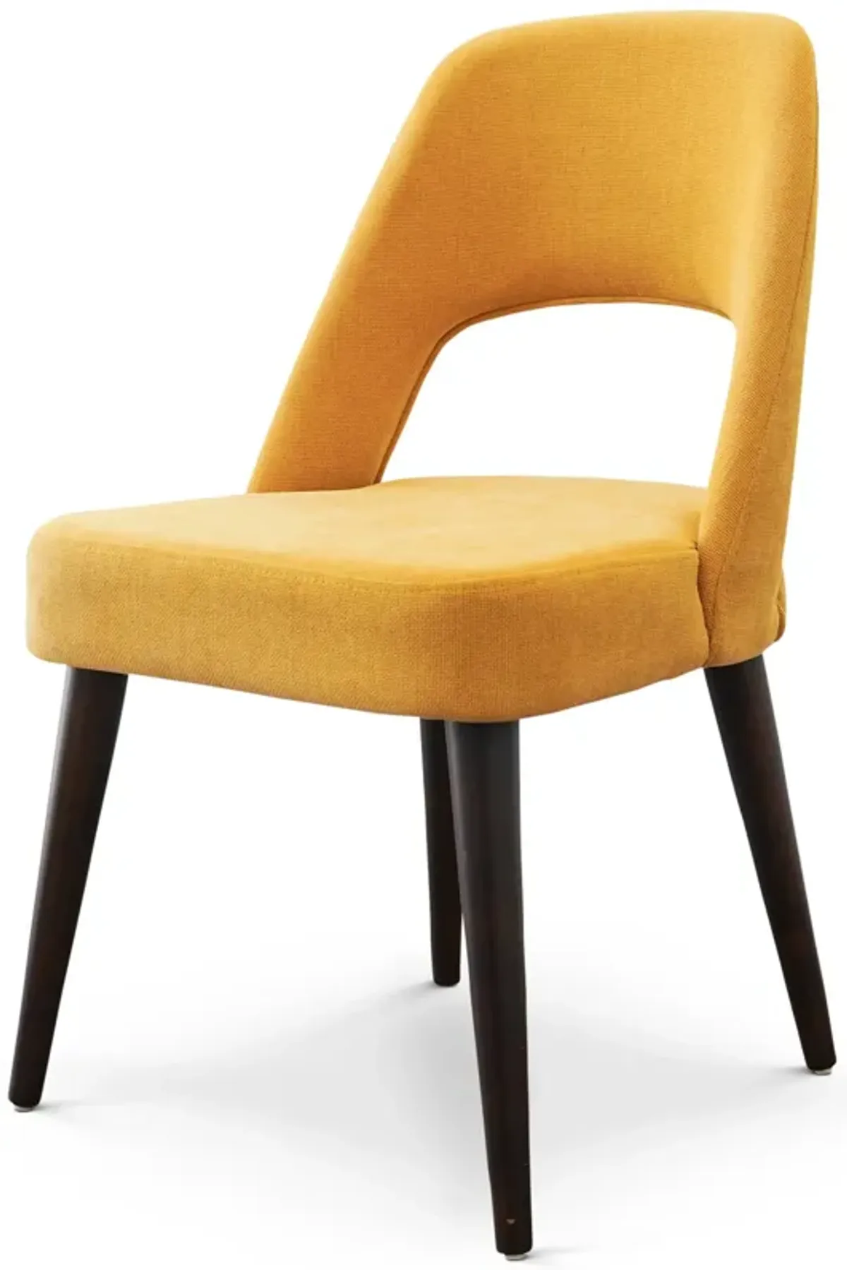 Ariana Mid Century Modern Yellow Dining Chair  Set of 2