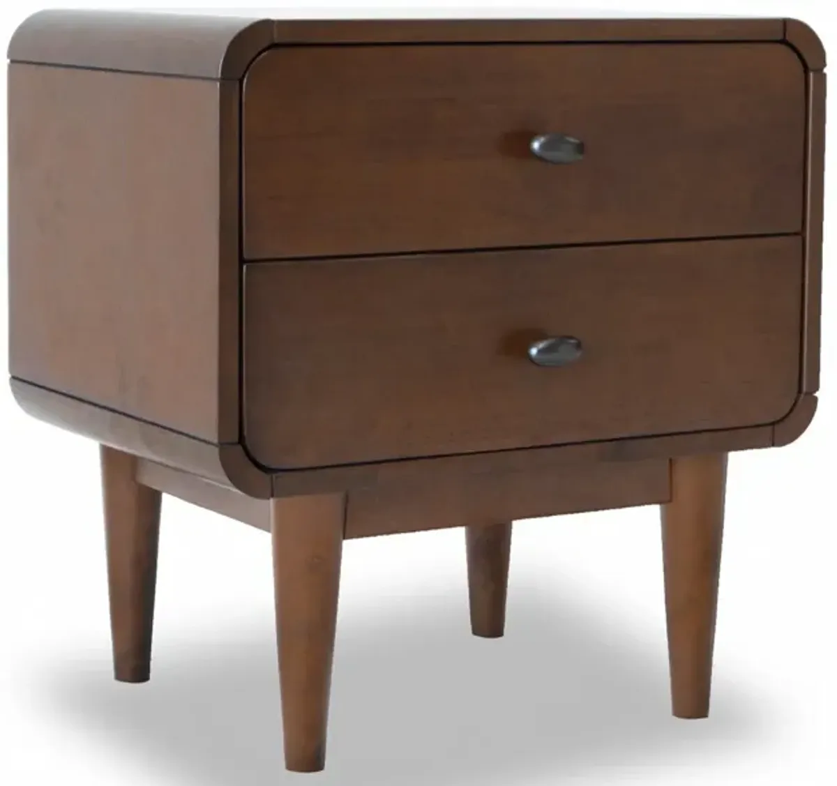 Stein Walnut Mid Century Modern Style Night Stand