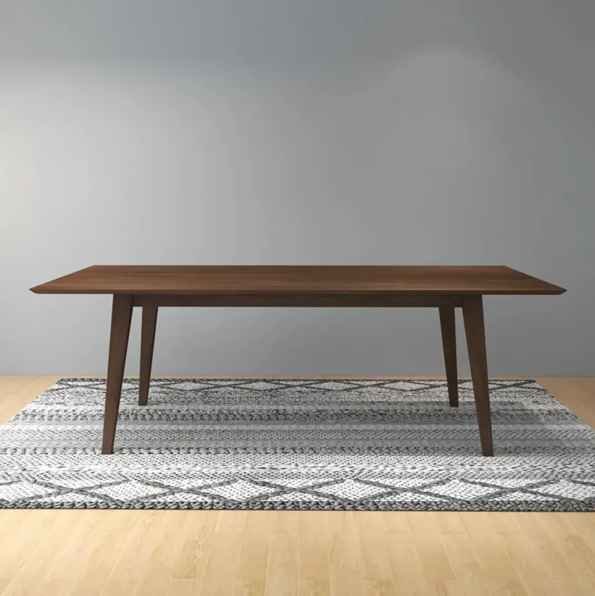 Adira Solid Wood Walnut XLarge Dining Table