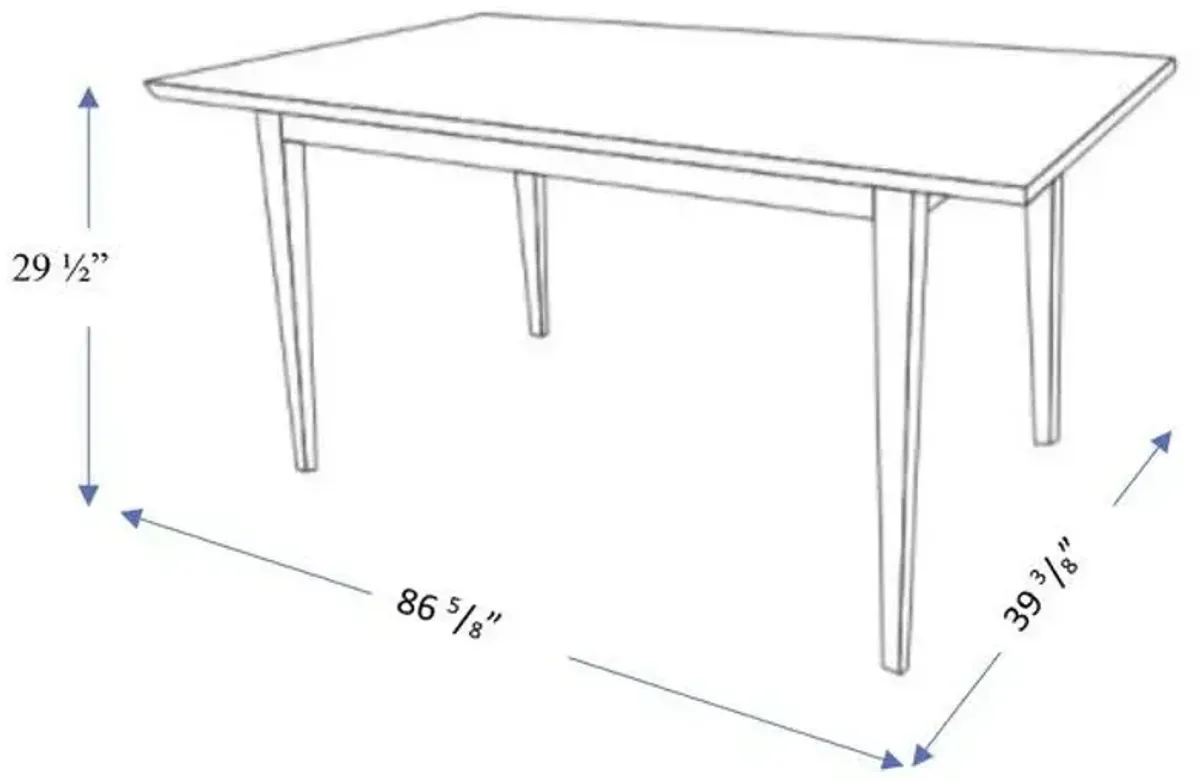 Adira Solid Wood Walnut XLarge Dining Table