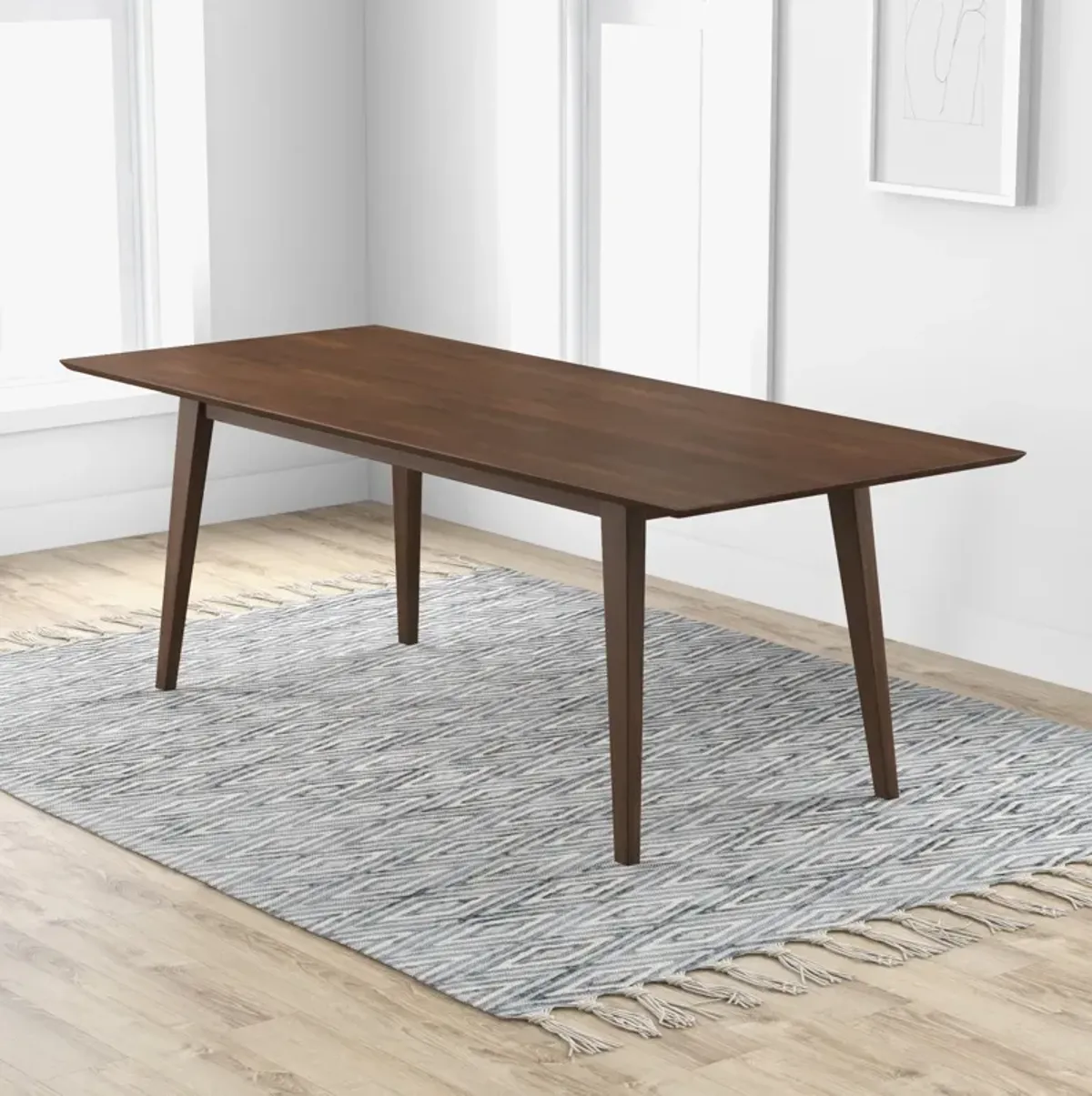 Adira Solid Wood Walnut XLarge Dining Table