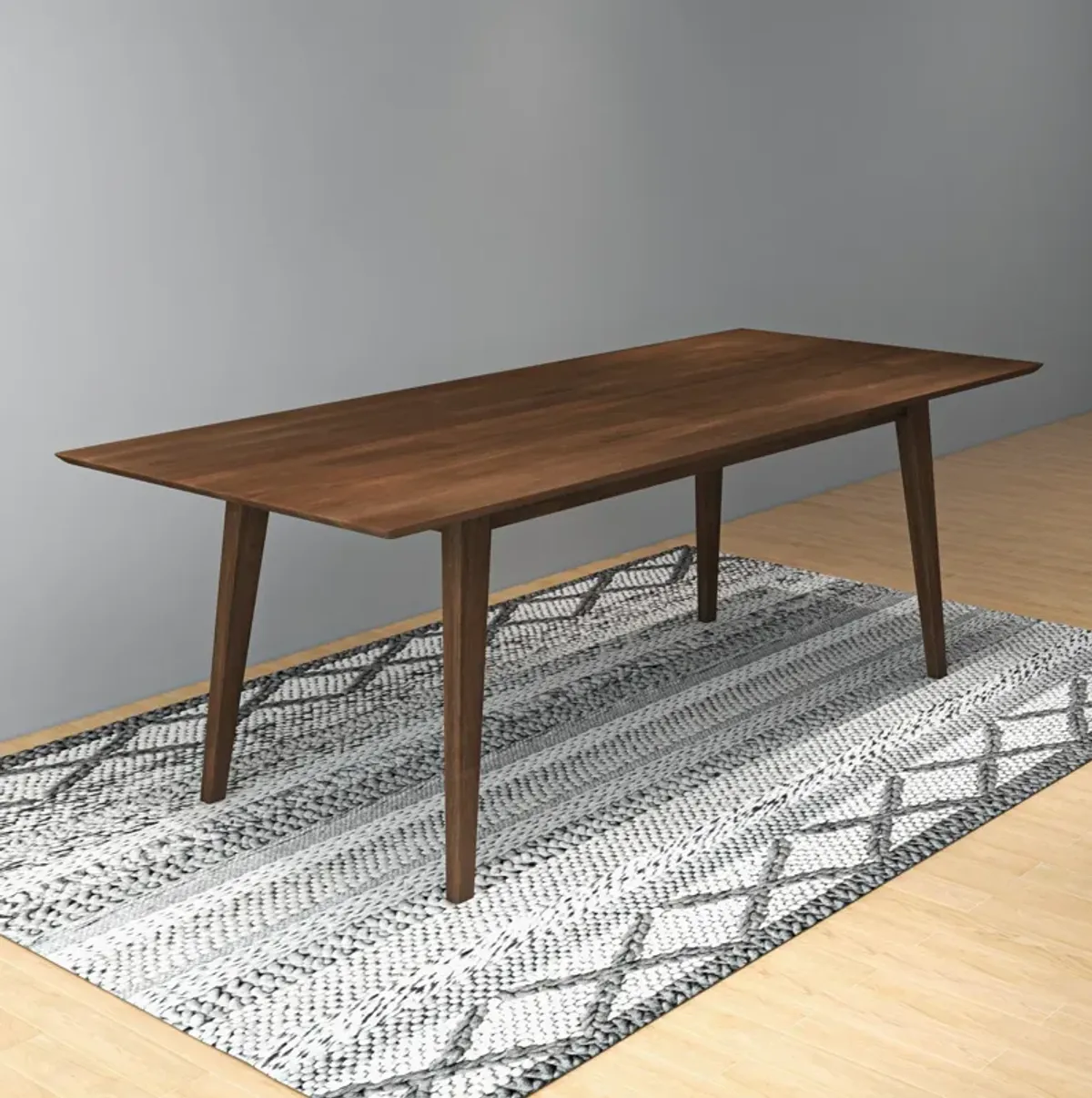 Adira Solid Wood Walnut XLarge Dining Table