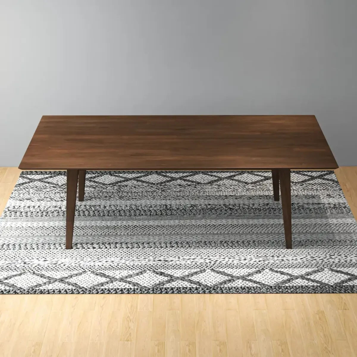 Adira Solid Wood Walnut XLarge Dining Table