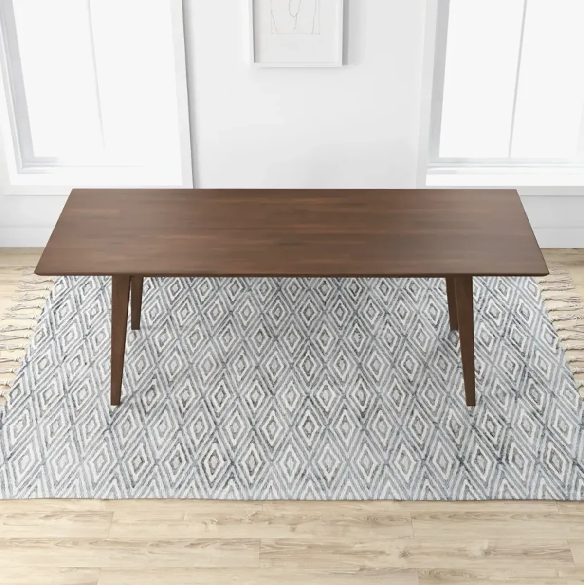 Adira Solid Wood Walnut XLarge Dining Table