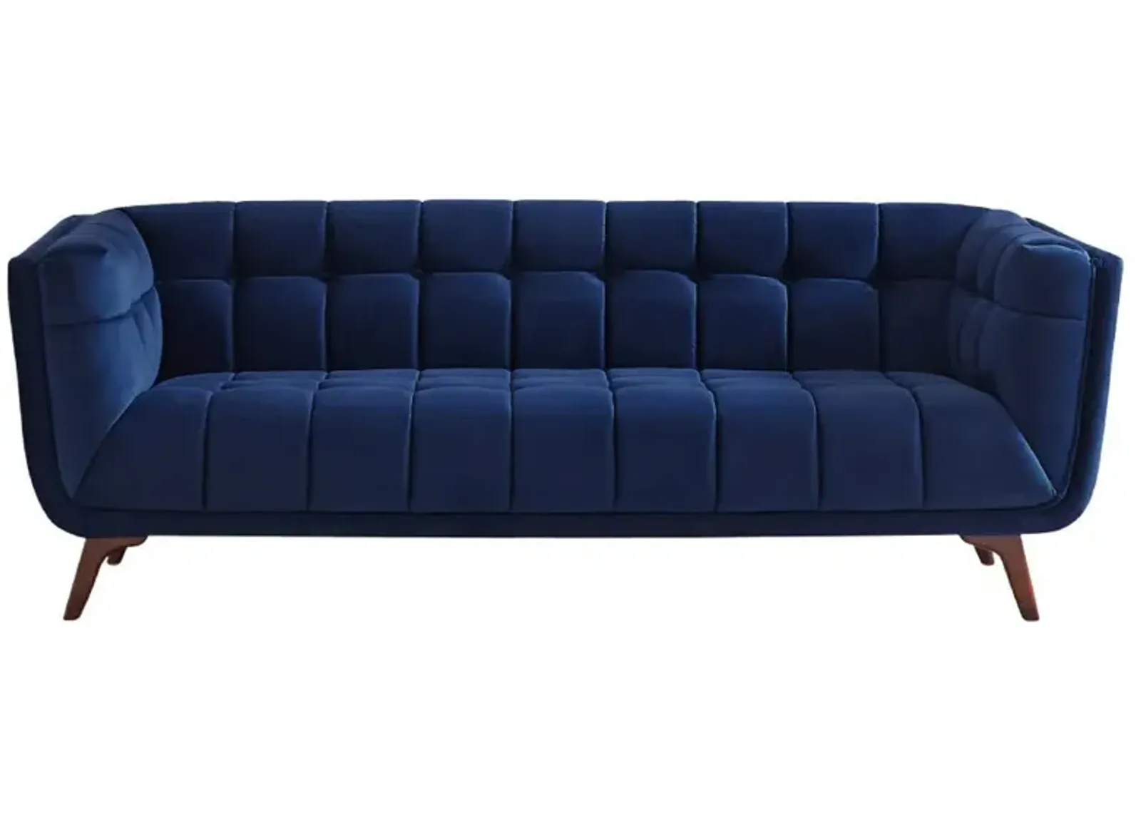 Kano Large Navy Blue Velvet Sofa