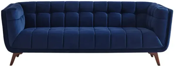 Kano Large Navy Blue Velvet Sofa