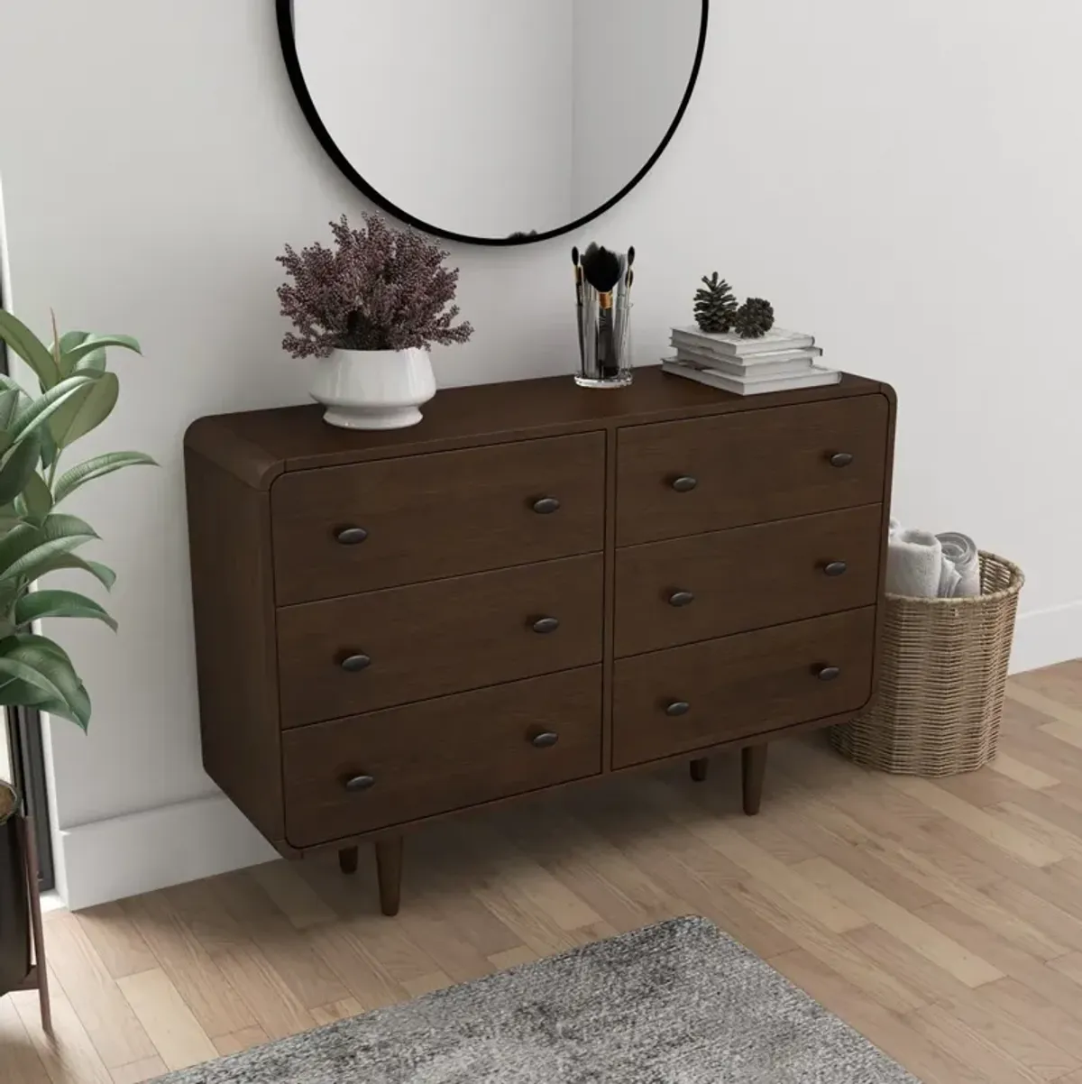 Mid Century Modern Stein Dresser (6 Drawers)