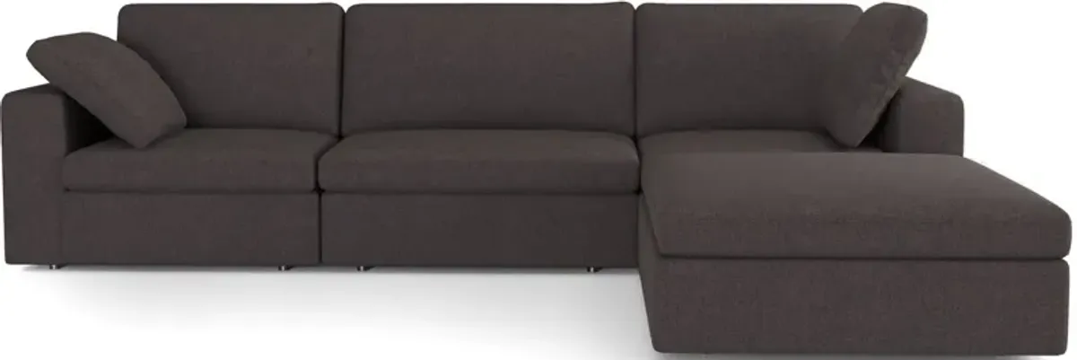 Texas Modular Corner Sectional Modern Sofa Dark Gray