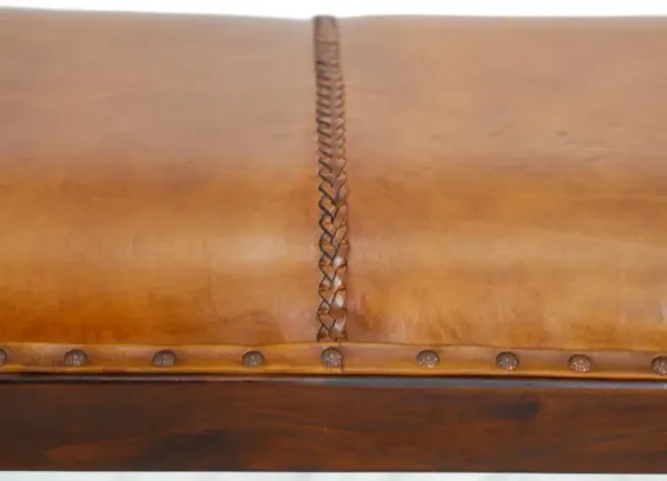 Finley Mindi Leather Bench