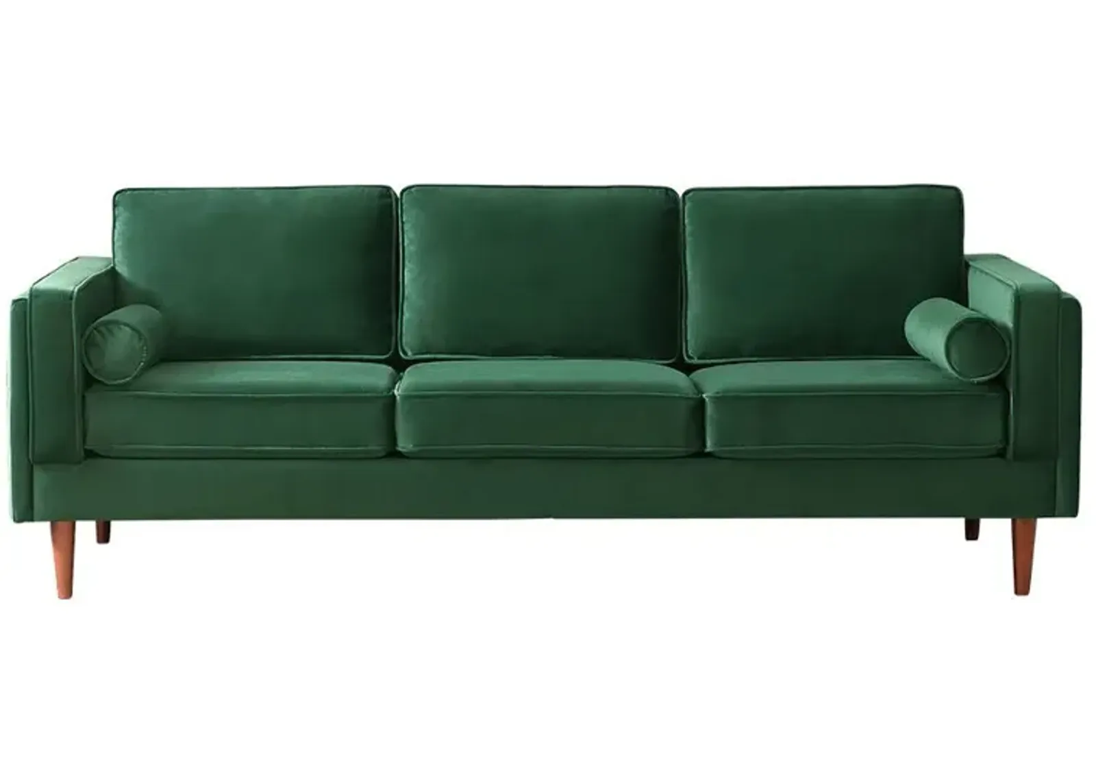 Fordham Dark Green Velvet Sofa