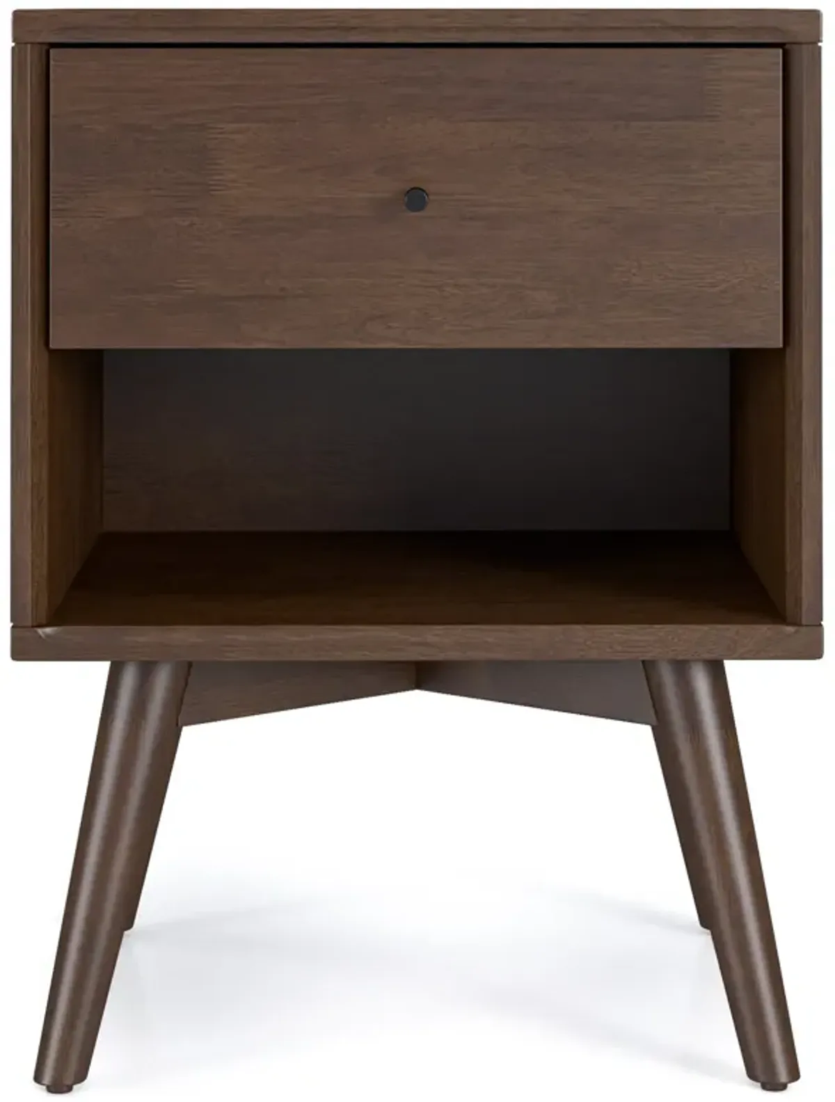 Noak Single Drawer Mid Century Modern Style Night Stand