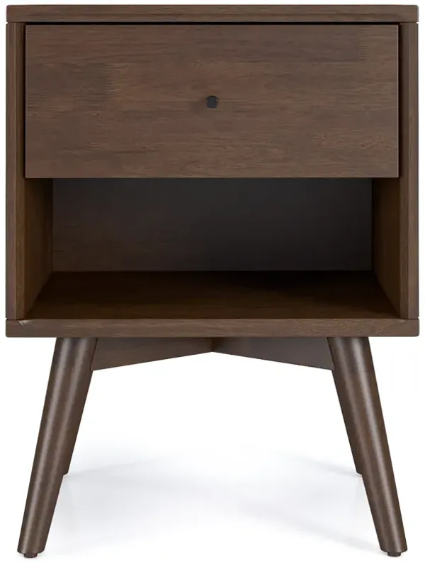 Noak Single Drawer Mid Century Modern Style Night Stand