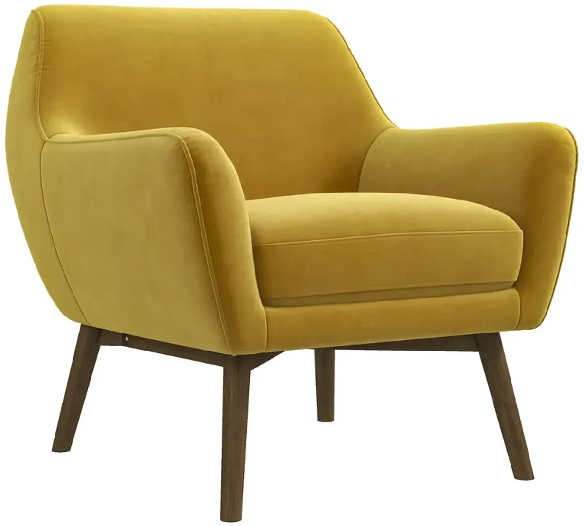 Penny Gold Velvet Armchair