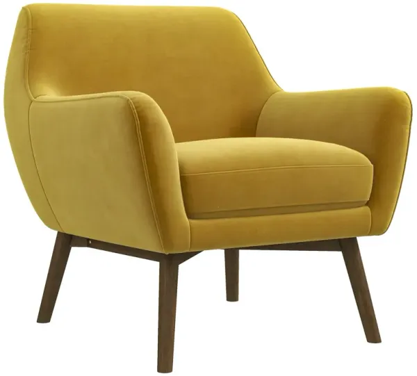 Penny Gold Velvet Armchair