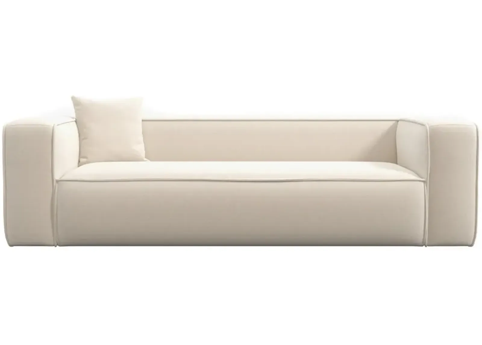 Barcelona Modern Cream Boucle Sofa