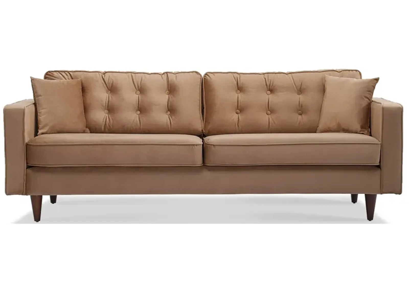 Oregon Cognac Fabric Sofa