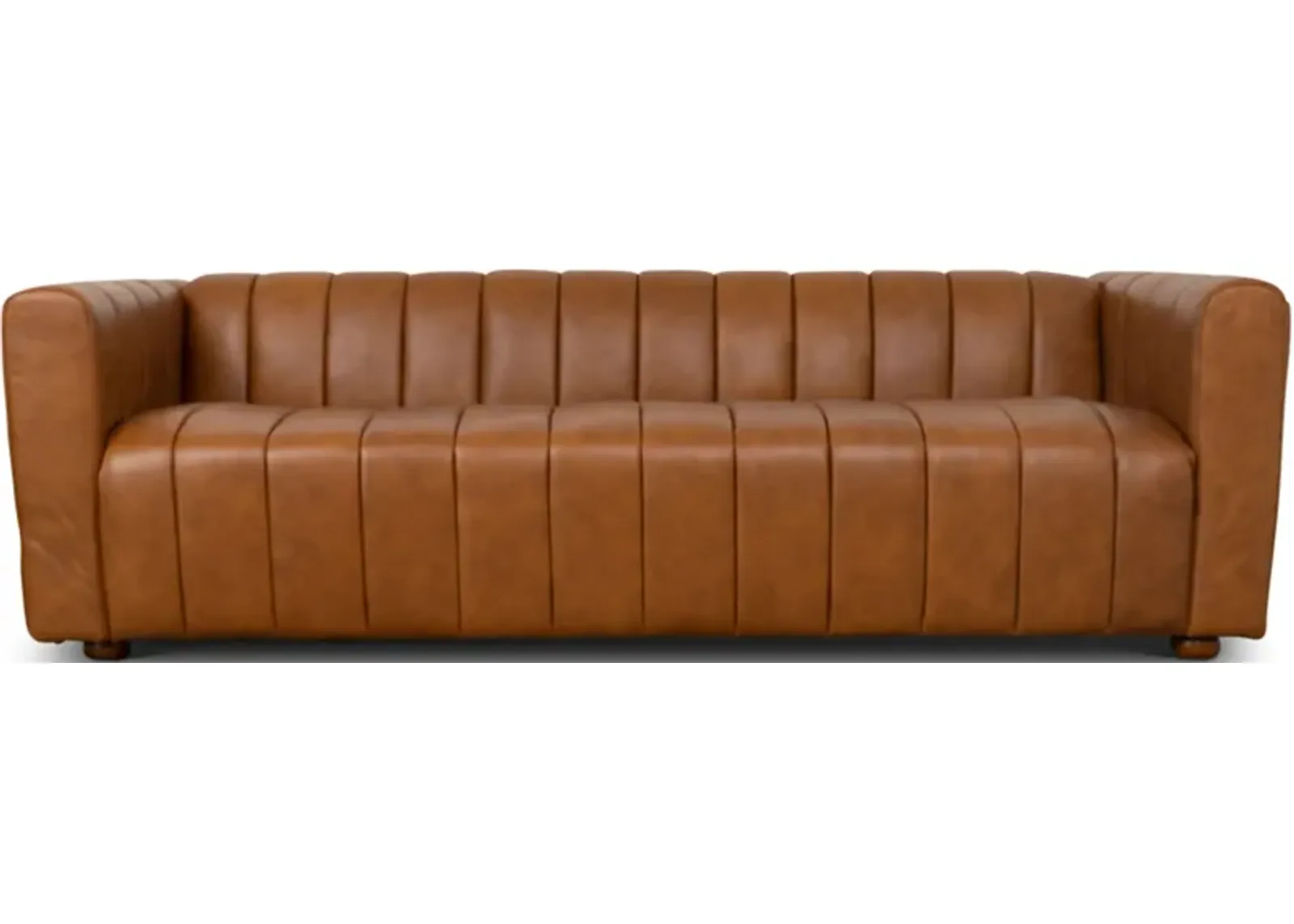 Clara Cognac Leather Sofa