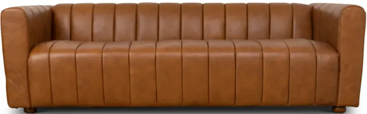 Clara Cognac Leather Sofa