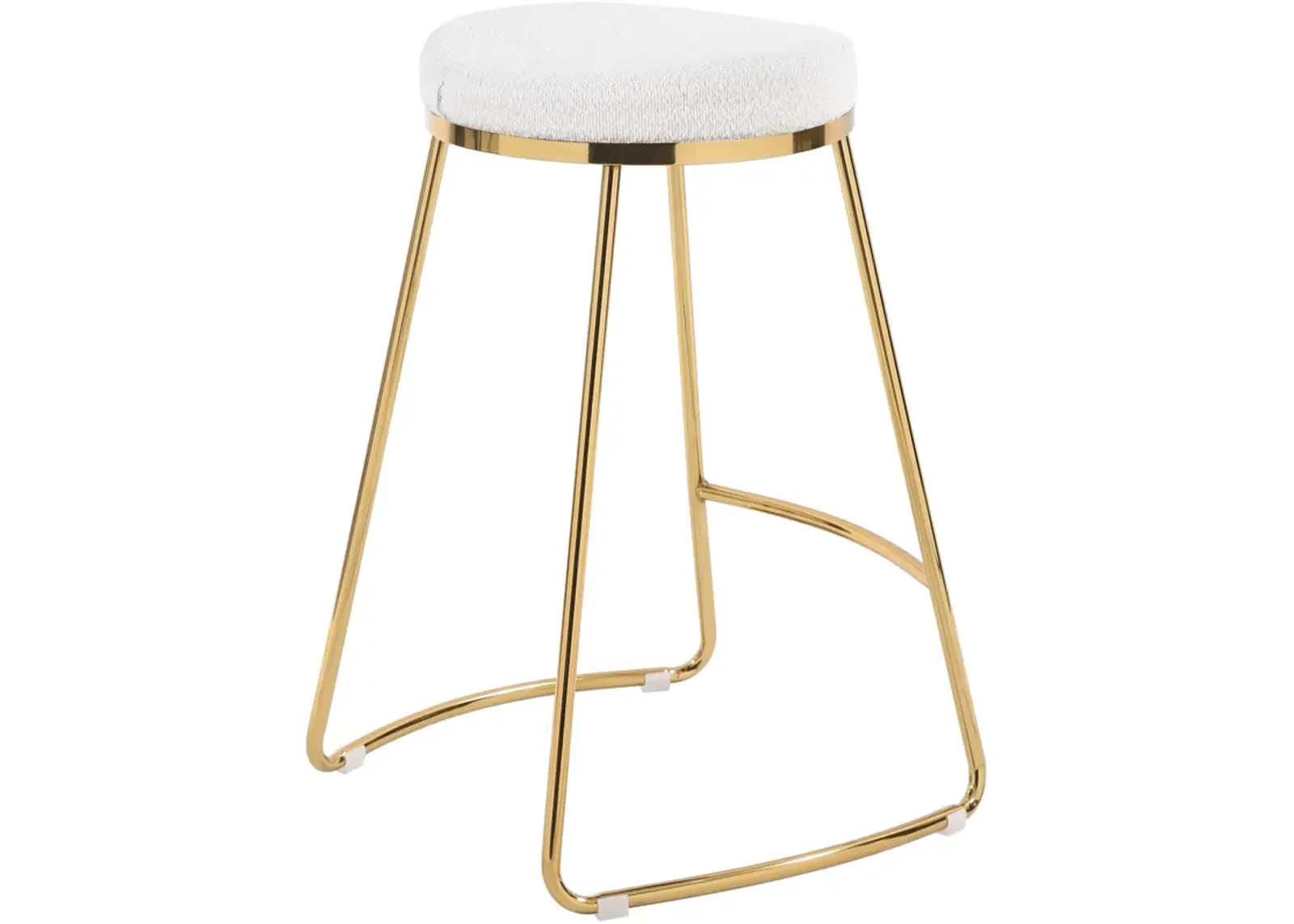 Bissel Beige Boucle Counter Stool