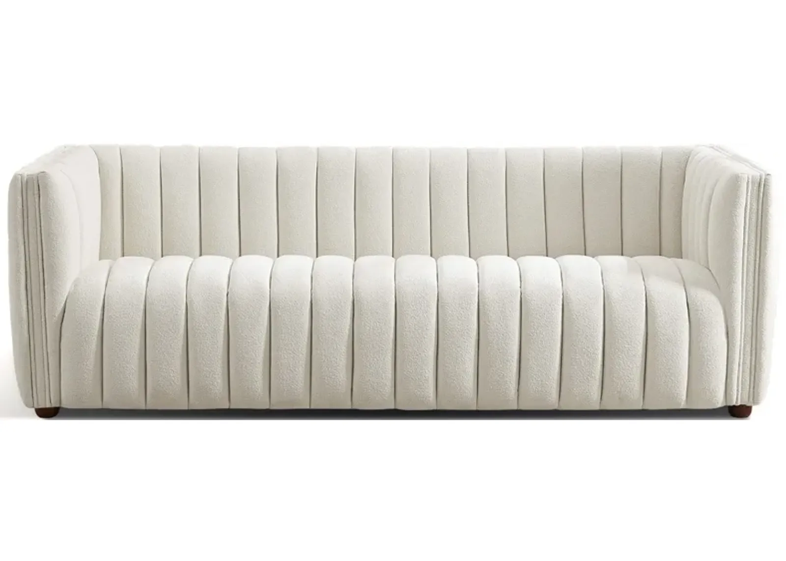 Rosslyn White Boucle Sofa