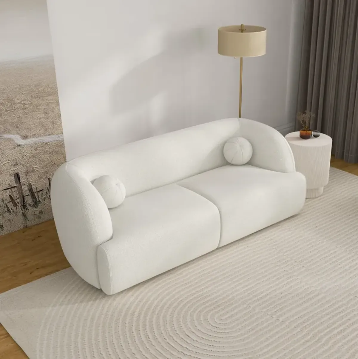 Quinn Sofa - Ivory Boucle