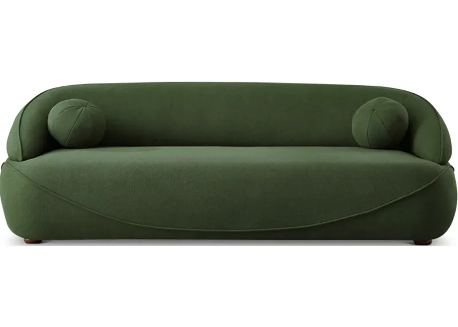 Brody Dark Green Boucle Sofa