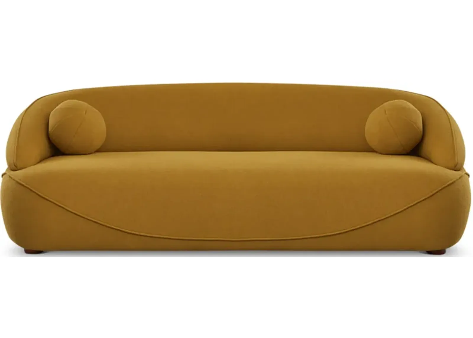 Brody Boucle Sofa Mustard Yellow