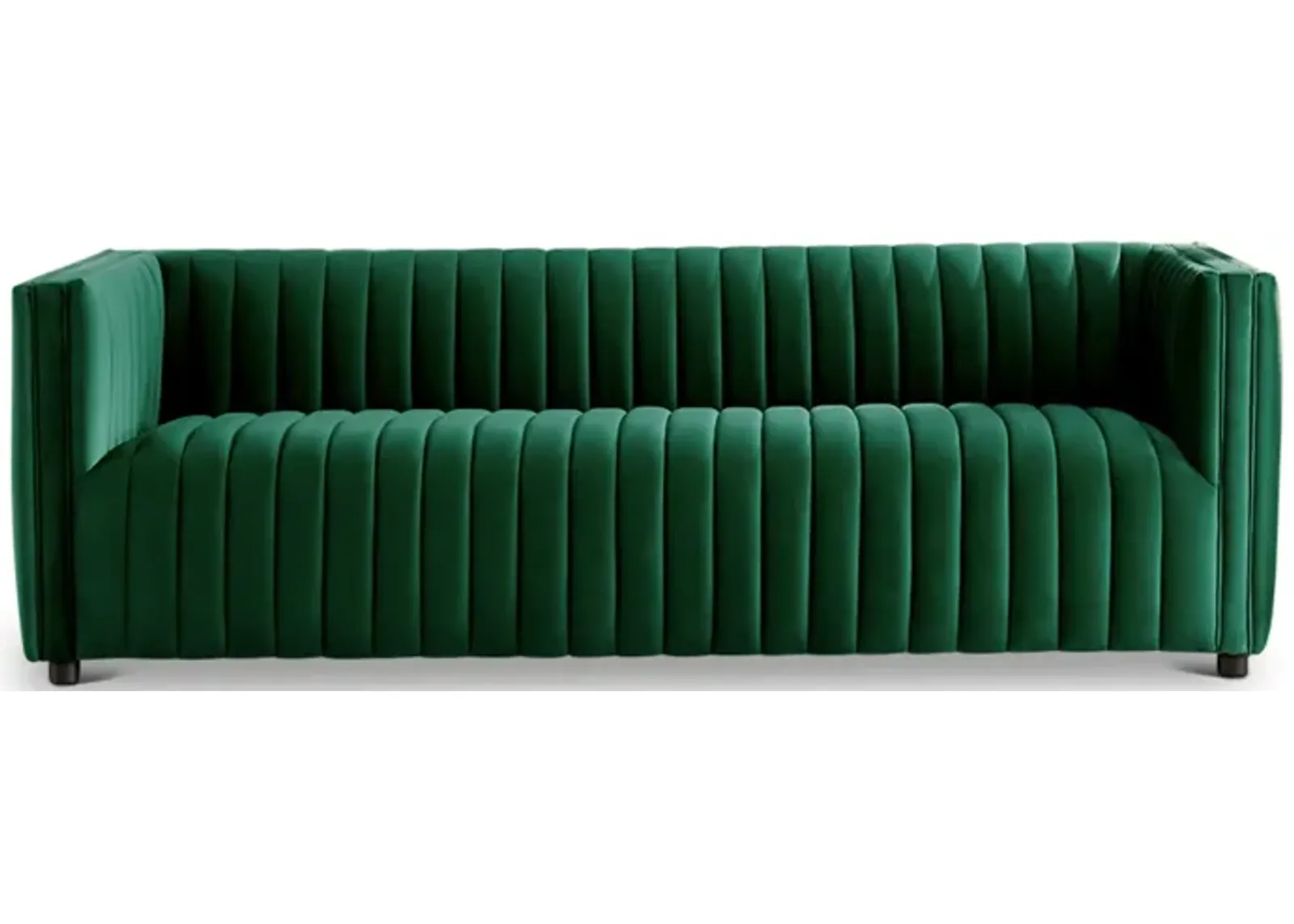 Sierra Dark Green Velvet Sofa