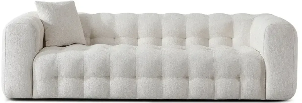 Marceille Modern Boucle Sofa in Cream