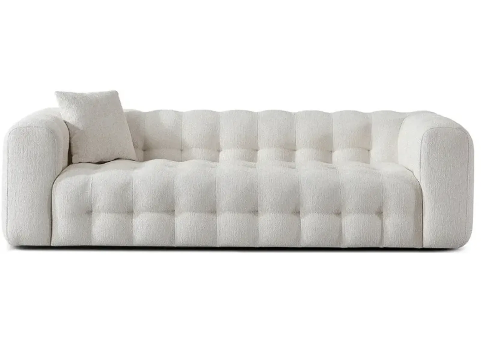 Marceille Modern Boucle Sofa in Cream