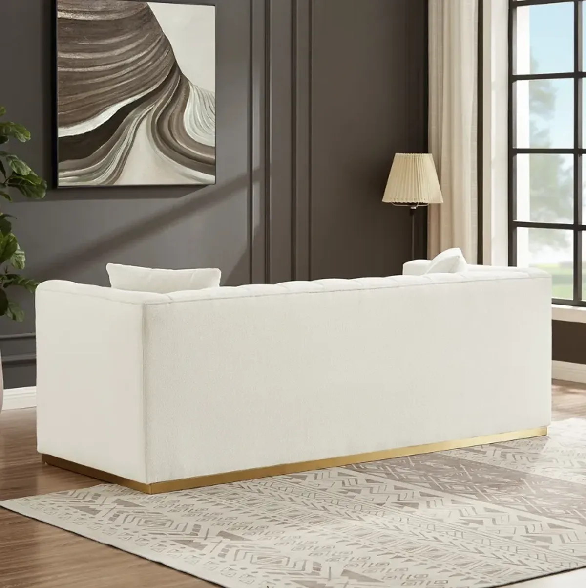 Jedda Sofa Beige Boucle